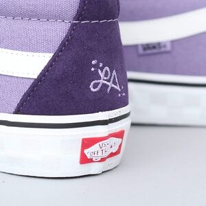 Vans Lavender and Violet Sneakers